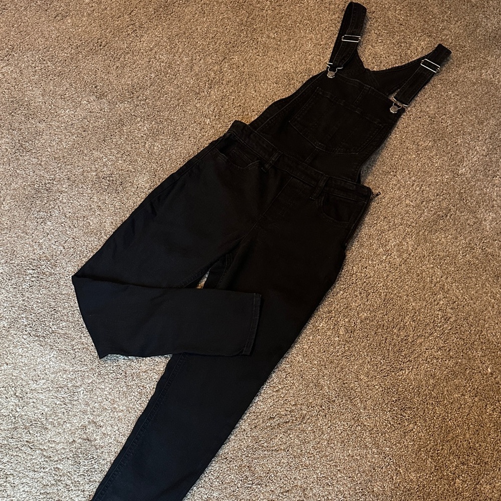 Levi's Women's Black Denim Overalls